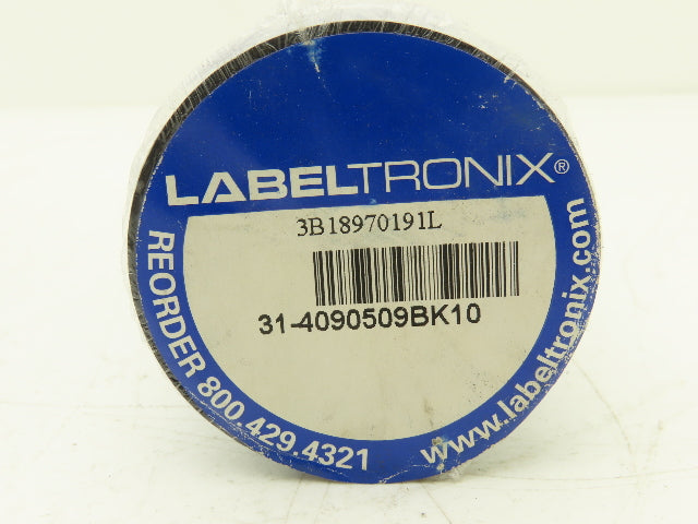 Labeltronix 31-4090509BK10 4" Thermal Transfer Ribbon 4.11"W Black  Lot of 9