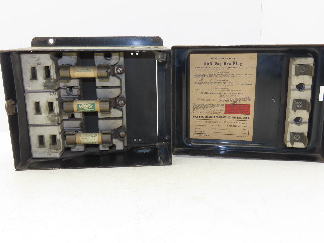 Bulldog Electric Safety Disconnect Switch Bus Plug 15Hp 60A 240V Bus-tribution