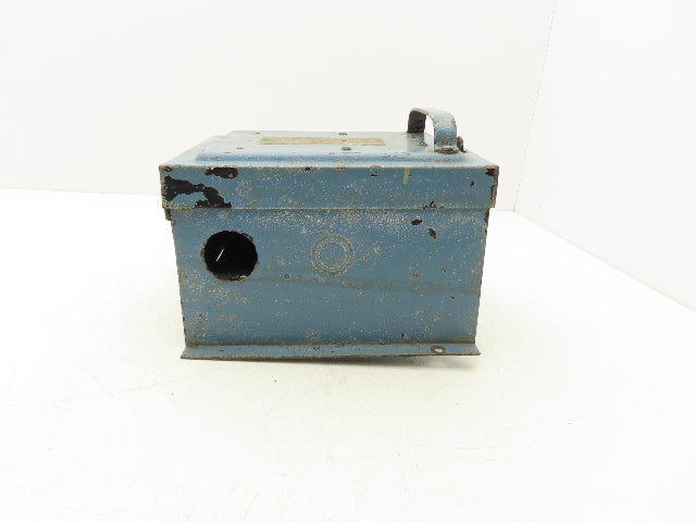 Bulldog Electric Bus-tribution Bus Plug 15Hp 60A 240V Safety Disconnect Switch