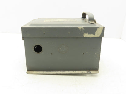 Bulldog Electric Bus-tribution Bus Plug 7.5Hp 30A 240V Safety Disconnect Switch