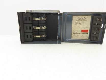Bulldog Electric Bus-tribution Bus Plug 7.5Hp 30A 240V Safety Disconnect Switch