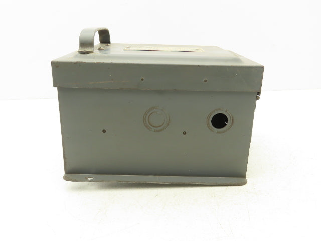 Bulldog Electric Bus-tribution Bus Plug 7.5Hp 30A 240V Safety Disconnect Switch