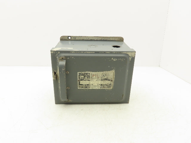 Bulldog Electric Bus-tribution Bus Plug 7.5Hp 30A 240V Safety Disconnect Switch