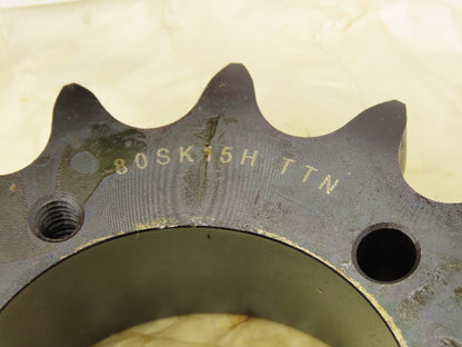 Tritan 80SK15H Roller Chain Sprocket #80 15 Tooth Quick Detachable SK Bushed