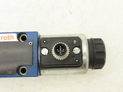 Rexroth 4WE6 Q62/EG24N9K72L Hydraulic Directional Solenoid Valve 24VDC 4/3