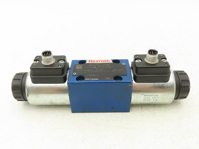 Rexroth 4WE6 Q62/EG24N9K72L Hydraulic Directional Solenoid Valve 24VDC 4/3
