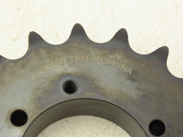 Tritan 80SK19H Roller Chain Sprocket #80 19 Tooth Quick Detachable SK Bushed