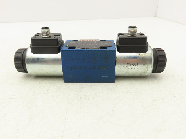 Rexroth 4WE6 J62/EG24N9K72L Hydraulic Directional Solenoid Valve 24VDC 4/3