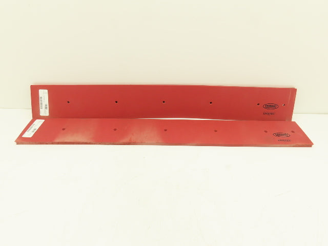 Tennant 1213211 Linatex Side Squeegee Scrubber Blade 4"W x 30.6"L  Lot of 2
