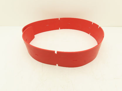 Tennant 1207086 Linard Front Squeegee Scrubber Blade Red 3.75"W x 56.6"L
