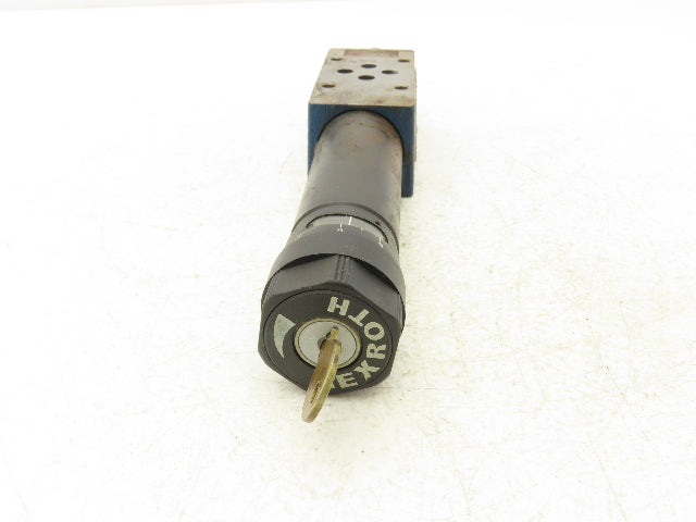 Rexroth ZDR 6 DP3-45/75YM Keyed Hydraulic Pressure Reducing Valve with One Key
