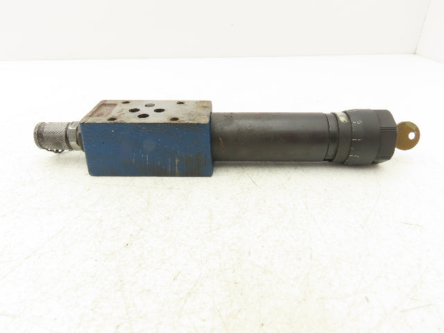 Rexroth ZDR 6 DP3-45/75YM Keyed Hydraulic Pressure Reducing Valve with One Key