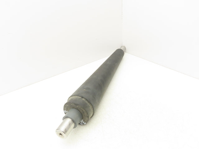Transnorm TS1500/100 18" Curve Belt Conveyor 4" Tapered Rubber Tail Pulley 29"IR