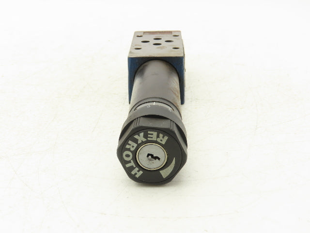 Rexroth ZDR 6 DP3-45/75YM Keyed Hydraulic Pressure Reducing Valve Missing Key