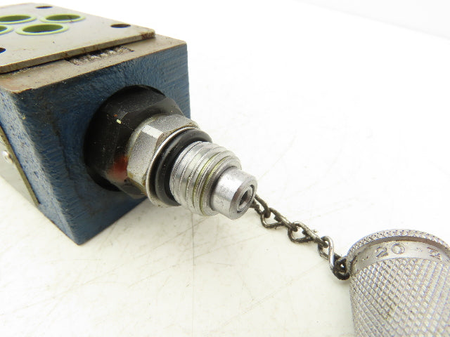 Rexroth ZDR 6 DP3-44/75YM Keyed Hydraulic Pressure Reducing Valve Missing Key