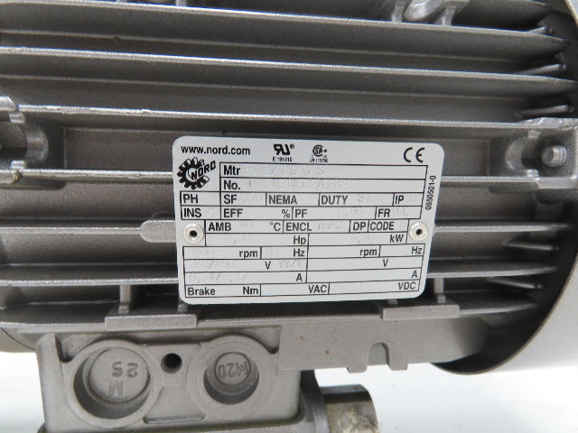 Nord SK 272 VL-90 L/4 CUS Inline Gearmotor 3.52 Ratio 473 RPM 2Hp 230/460V
