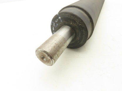 Transnorm TS1500/100 18" Curve Belt Conveyor 4" Tapered Rubber Tail Pulley 29"IR