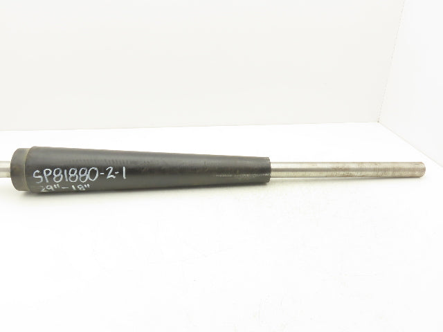 Transnorm TS1500/100 18" Curve Belt Conveyor 4" Tapered Rubber Tail Pulley 29"IR