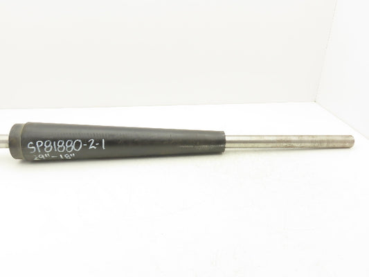 Transnorm TS1500/100 18" Curve Belt Conveyor 4" Tapered Rubber Tail Pulley 29"IR