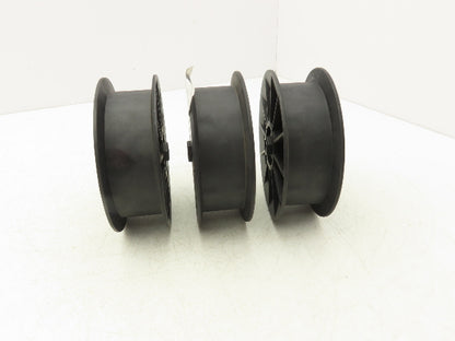 MHS E0001560 Take-up Wheel 5-1/2" OD Glass Filled Nylon 1/2" Hex Bore Lot of 3