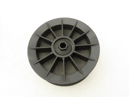 MHS E0001560 Take-up Wheel 5-1/2" OD Glass Filled Nylon 1/2" Hex Bore Lot of 3