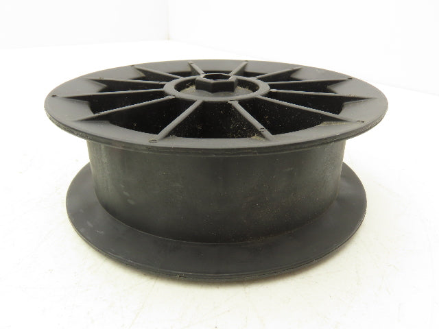 MHS E0001560 Take-up Wheel 5-1/2" OD Glass Filled Nylon 1/2" Hex Bore Lot of 3