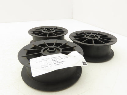 MHS E0001560 Take-up Wheel 5-1/2" OD Glass Filled Nylon 1/2" Hex Bore Lot of 3