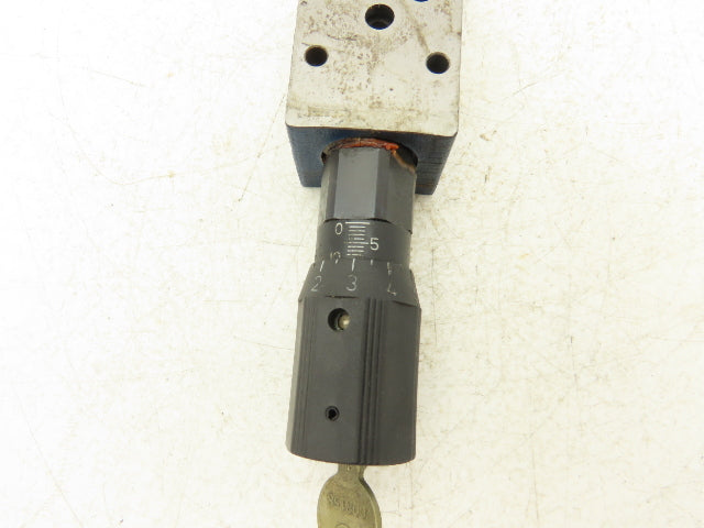Rexroth Z2FS 6-3-44/2QV Keyed Hydraulic Pressure Reducing Valve with One Key