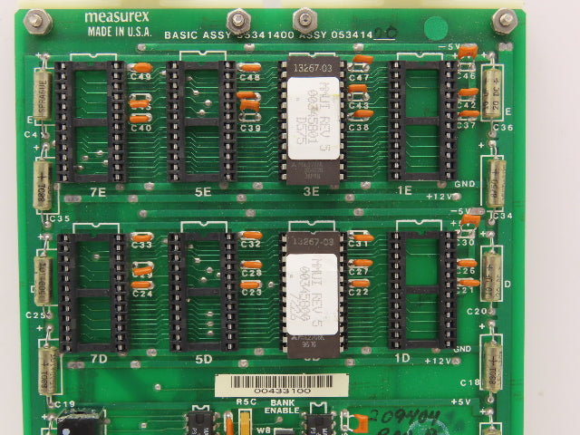 Measurex 05341401 Printed Circuit Board PCB Machine Memory Card Module Rev A