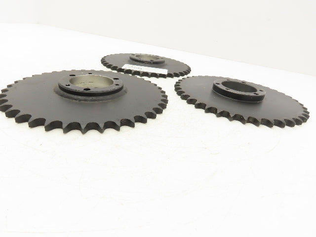 Martin 50SDS39H Sprocket #50 Roller Chain 5/8" Pitch 39 Tooth Bushed Lot of 3