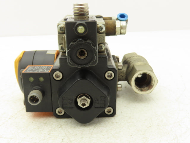 BEE DAD42.1-SW11-F03/F05-F 1/4 Turn Actuator w/ AKP 964 1/2" NPT Ball Valve