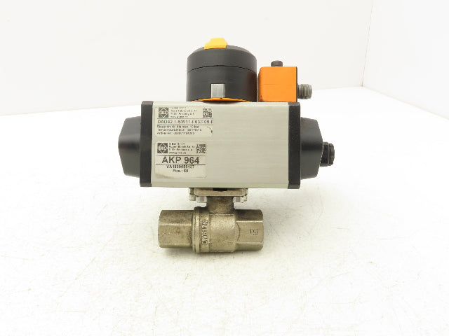BEE DAD42.1-SW11-F03/F05-F 1/4 Turn Actuator w/ AKP 964 1/2" NPT Ball Valve