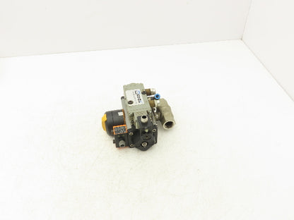 BEE DAD42.1-SW11-F03/F05-F 1/4 Turn Actuator w/ AKP 964 1/2" NPT Ball Valve