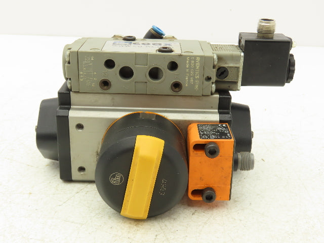 BEE DAD42.1-SW11-F03/F05-F 1/4 Turn Actuator w/ AKP 964 1/2" NPT Ball Valve