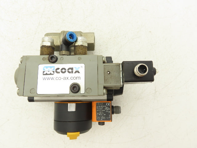 BEE DAD42.1-SW11-F03/F05-F 1/4 Turn Actuator w/ AKP 964 1/2" NPT Ball Valve