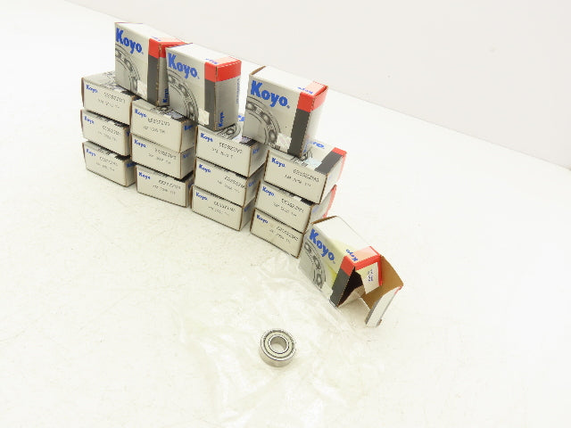 Koyo EE3SZZM3 Ball Bearing .375" ID x .875" OD x .281" Width Shielded Lot of 16