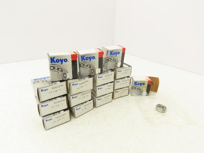 Koyo EE3SZZM3 Ball Bearing .375" ID x .875" OD x .281" Width Shielded Lot of 16