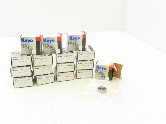 Koyo EE3SZZM3 Ball Bearing .375" ID x .875" OD x .281" Width Shielded Lot of 16