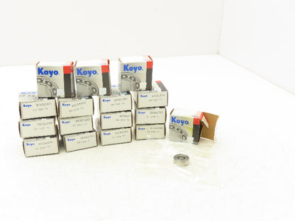 Koyo EE3SZZM3 Ball Bearing .375" ID x .875" OD x .281" Width Shielded Lot of 16