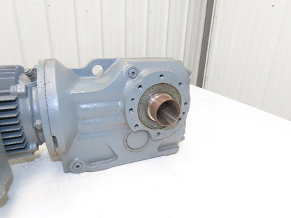 Sew Eurodrive KT47TDT80K4 Gearmotor 5.81 Ratio 293rpm .75Hp 230/460 Hollow Shaft