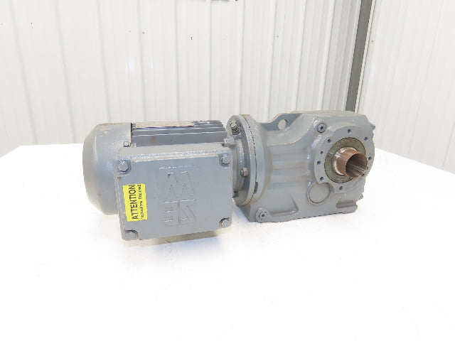 Sew Eurodrive KT47TDT80K4 Gearmotor 5.81 Ratio 293rpm .75Hp 230/460 Hollow Shaft