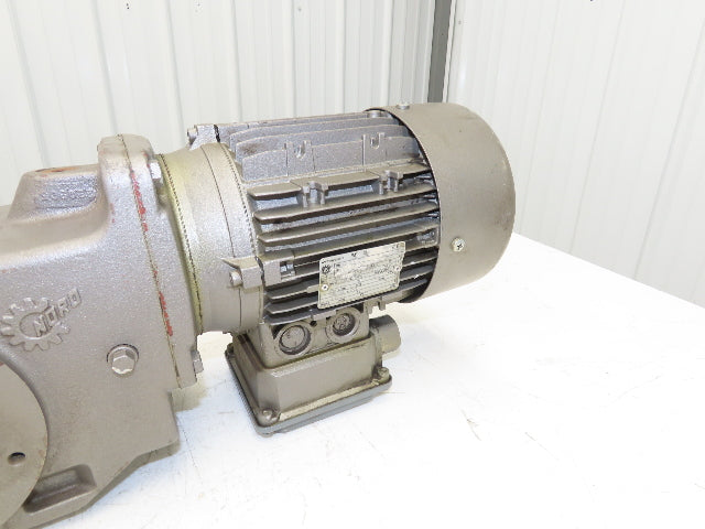 Nord SK 92372AZDB-80 S/4 CUS Gearmotor 24:3:1 70rpm .75Hp 230/460V Hollow Shaft