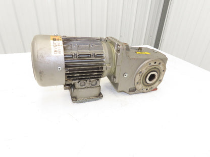 Nord SK 92372AZDB-80 S/4 CUS Gearmotor 24:3:1 70rpm .75Hp 230/460V Hollow Shaft