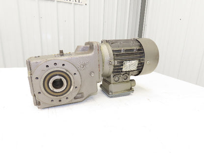 Nord SK 92372AZDB-80 S/4 CUS Gearmotor 24:3:1 70rpm .75Hp 230/460V Hollow Shaft