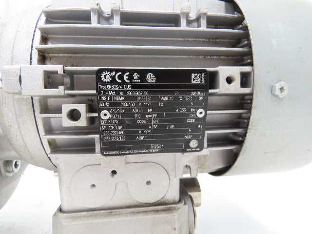 Nord SK 92372.1ABD-80S/4 CUS Gearmotor 25:1 68rpm .75Hp 230/460V Hollow Shaft