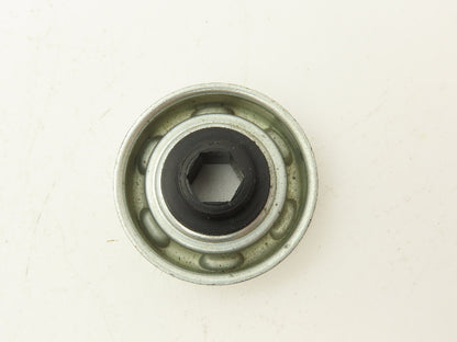 Conveyor Roller/Bearing 1.78" OD 1.89" Flange OD x 7/16" Hex Bore Lot of 17