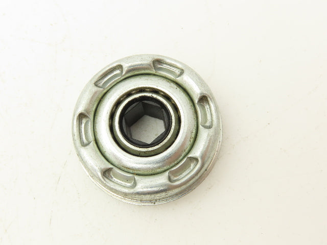 Conveyor Roller/Bearing 1.78" OD 1.89" Flange OD x 7/16" Hex Bore Lot of 17