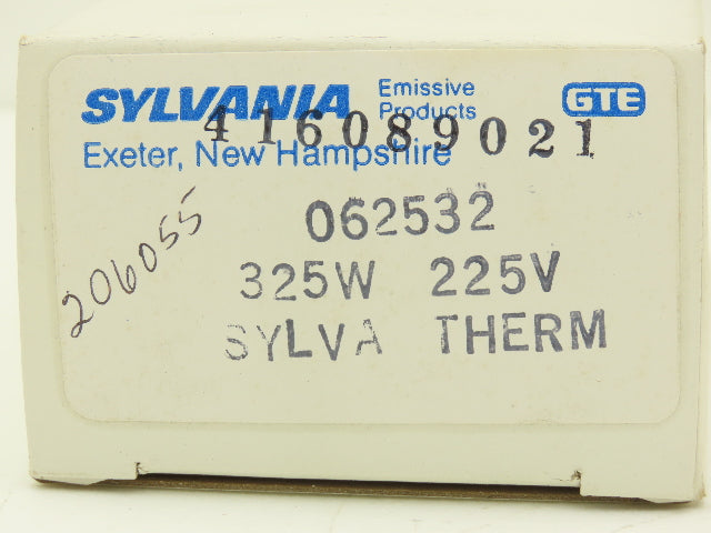 Sylvania Sylva-Therm Ceramic Infrared Radiant Heater 4-3/4" 325W 225V Lot of 2