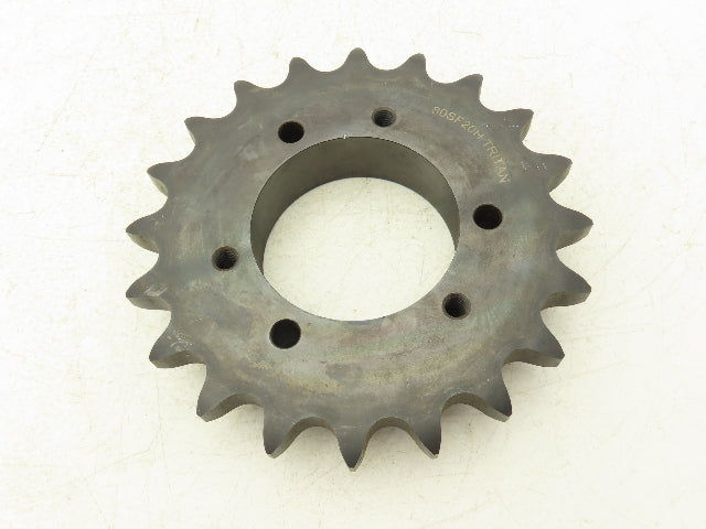 Tritan 80SF20H Roller Chain Sprocket #80 Pitch 1" 20 Tooth 7" OD Bushed QD