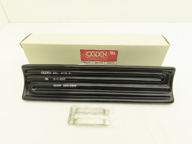 Ogden A-1-650 Ceramic Infrared Radiant Heater Strip 6 Inch 650W 220/230V